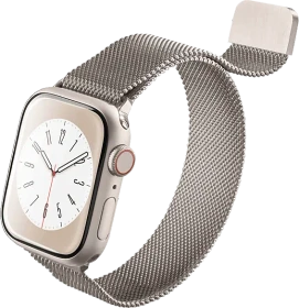 Cellularline Steel Band für Apple Watch 38mm/40mm/41mm beige