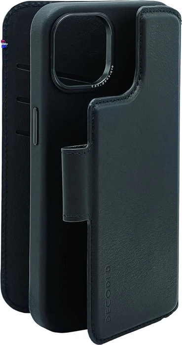 Decoded Leather Detachable Wallet MagSafe für Apple iPhone 14 Plus schwarz