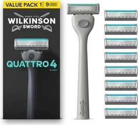 Wilkinson Sword Quattro Rasierklinge, 4 Stück