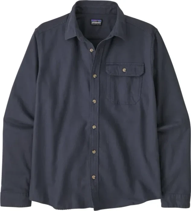 Patagonia Lightweight Fjord Flannel Hemd langarm smolder blue (Herren)