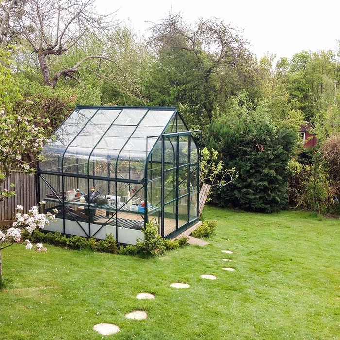 Vitavia Dione 6700 ESG 3mm Gewächshaus smaragd