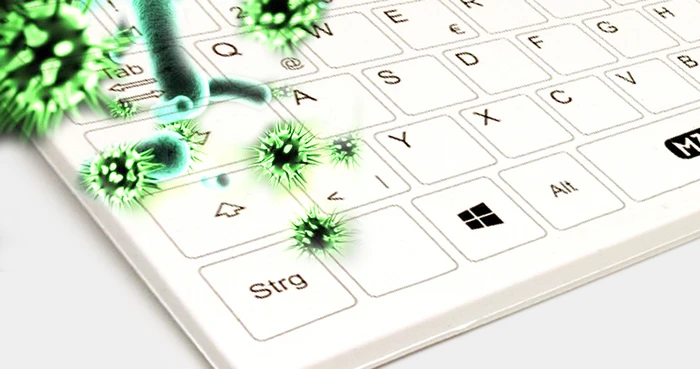 Man & Machine Its Cool Flat Keyboard, weiß, USB, DE