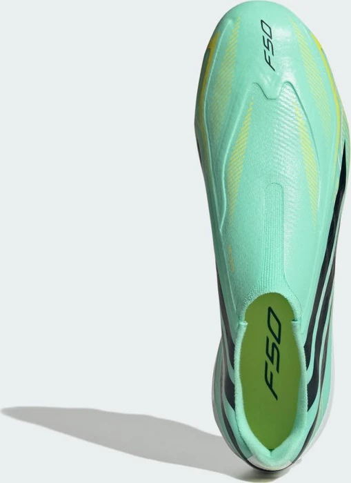 adidas F50 Hyperfast League Laceless FG pulse mint/night navy/solar lemon