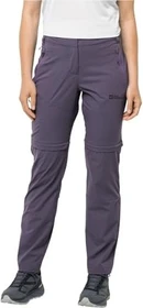 Jack Wolfskin Glastal Zip Away Zip-Off Hose lang dark grape (Damen)
