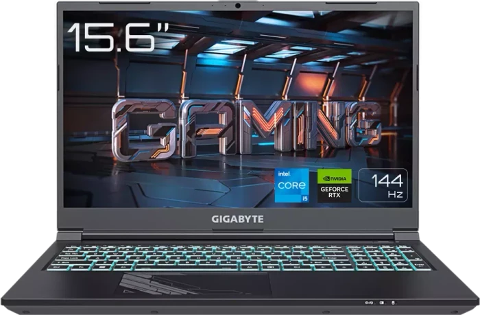 GIGABYTE G5, Core i5-12500H, 16GB RAM, 512GB SSD, GeForce RTX 4060, DE