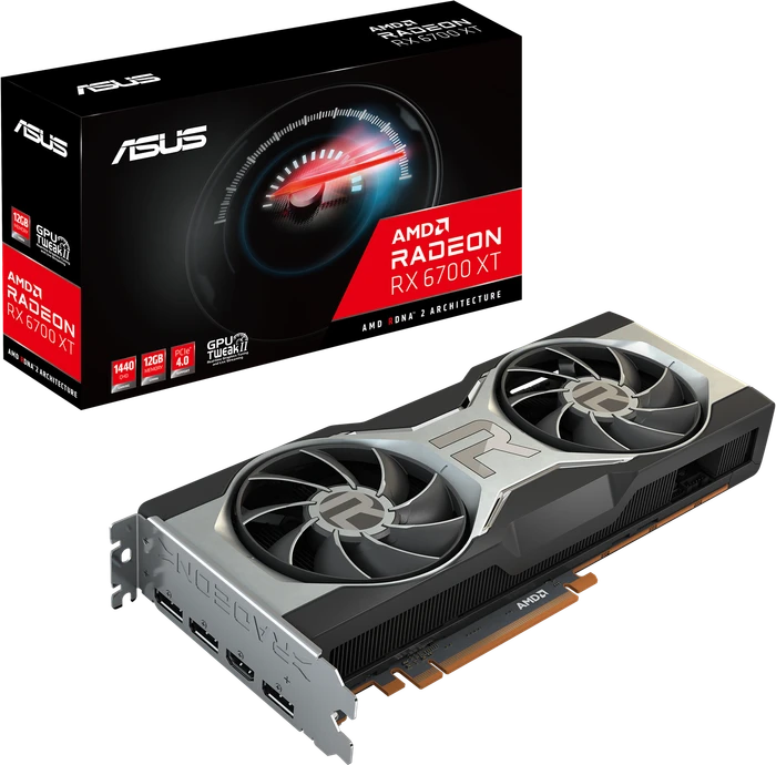 ASUS Radeon RX 6700 XT, RX6700XT-12G, 12GB GDDR6, HDMI, 3x DP