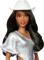 Mattel Barbie - Fashionistas Barbie in Funkelndem Silbernen Kleid Mit Cowboyhut Und Stiefeln Vorschaubild