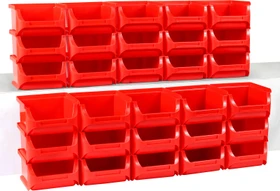 Allit ProfiPlus Box 1 Sichtbox rot
