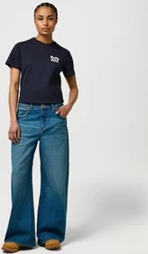 Wrangler Round T-Shirt kurzarm dark navy (Damen)