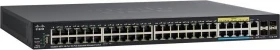 Cisco SG350X Rackmount Gigabit Managed Switch, 48x RJ-45, 2x SFP+, 2x RJ-45/SFP+, 740W UPoE (SG350X-48PV-K9)