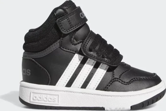 adidas Hoops Mid Baby core black/cloud white/grey six (Junior)
