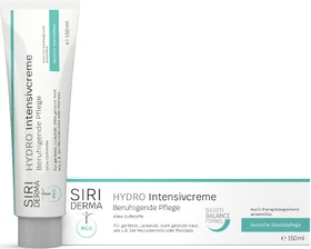 Siriderma Hydro Intensivcreme Beruhigende Pflege ohne Duftstoffe, 150ml