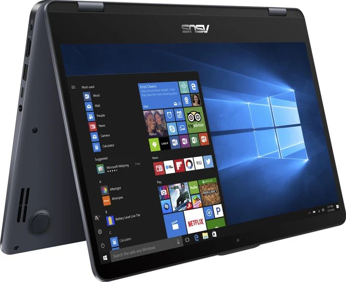 ASUS VivoBook Flip 14 TP410UA-EC541T, Star Grey, Core i5-8250U, 8GB RAM, 256GB SSD, DE