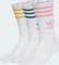 adidas Mid Cut Crew Socken white/tech green/hazy orange/semi pink spark, 3 Paare Vorschaubild