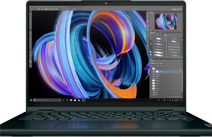 Lenovo Yoga 6 13ABR8 - Fabric, Dark Teal, Ryzen 5 7530U, 16GB RAM, 512GB SSD, DE