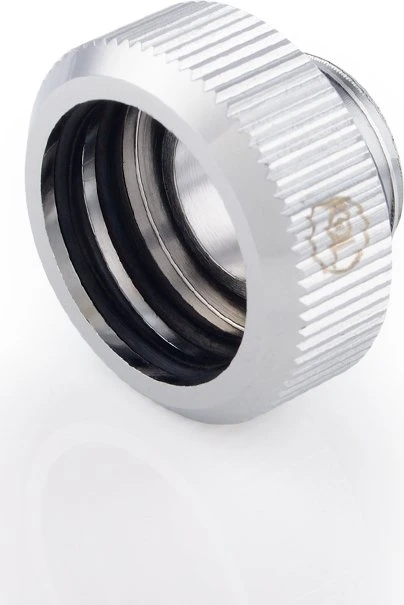 Bitspower Touchaqua Hardtube Adapter G1/4" auf 16mm, Glorious Silver, 2er-Pack