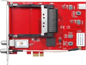 TBS DVB-S2X Doppel-Tuner mit CI, PCIe x1