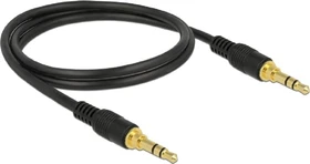 DeLOCK 3.5mm Klinke 3-Pin [Stecker] auf 3.5mm 3-Pin Klinke [Stecker] schwarz 1m (85547)