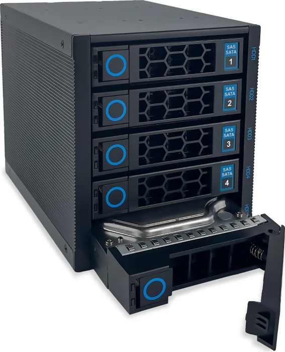 Fantec WR-C3151-6G Backplane, schwarz