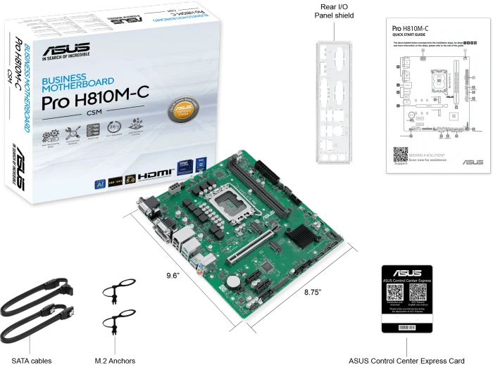 ASUS Pro H810M-C-CSM (Intel 1851)