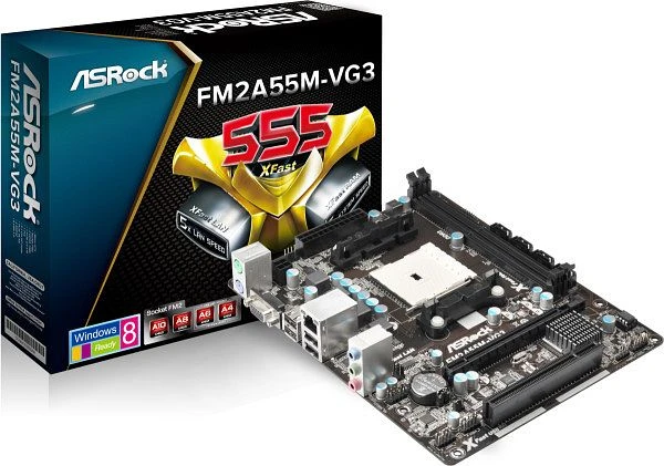 ASRock FM2A55M-VG3 (AMD FM2)