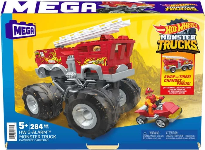 Mattel Mega Construx Hot Wheels 5-Alarm Feuerwehrfahrzeug