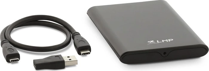 LMP DataMobile Festplattengehäuse, schwarz, 2.5", USB-C 3.1