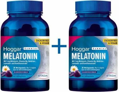 Hoggar Melatonin Gummies, 60 Stück (2x 30 Stück)