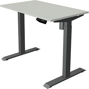 Kerkmann Move 1 elektrisch höhenverstellbarer Sitz-Steh-Schreibtisch 100x60cm grau/anthrazit