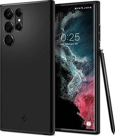 Spigen Thin Fit für Samsung Galaxy S22 Ultra schwarz