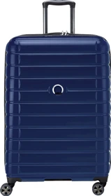 Delsey Shadow 5.0 4-Rollen Trolley L 75cm marine blau