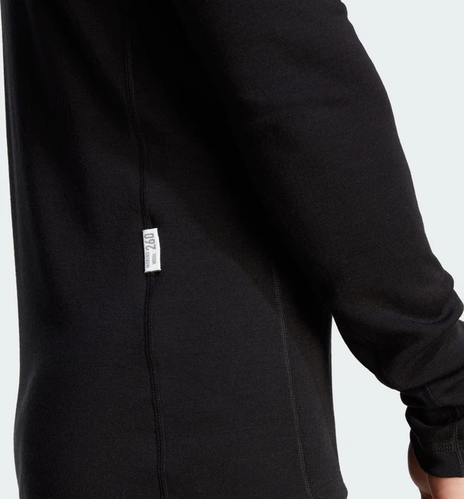 adidas Terrex Xperior Merino 260 Baselayer Funktionsshirt langarm schwarz (Herren)
