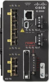 Cisco IE 2000 LAN Lite Industrial Railmount Managed Switch, 6x SFP (IE-2000-4S-TS-G-L)