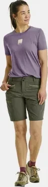 Ortovox 120 Cool Tec Abstract Funktionsshirt kurzarm wild berry (Damen)