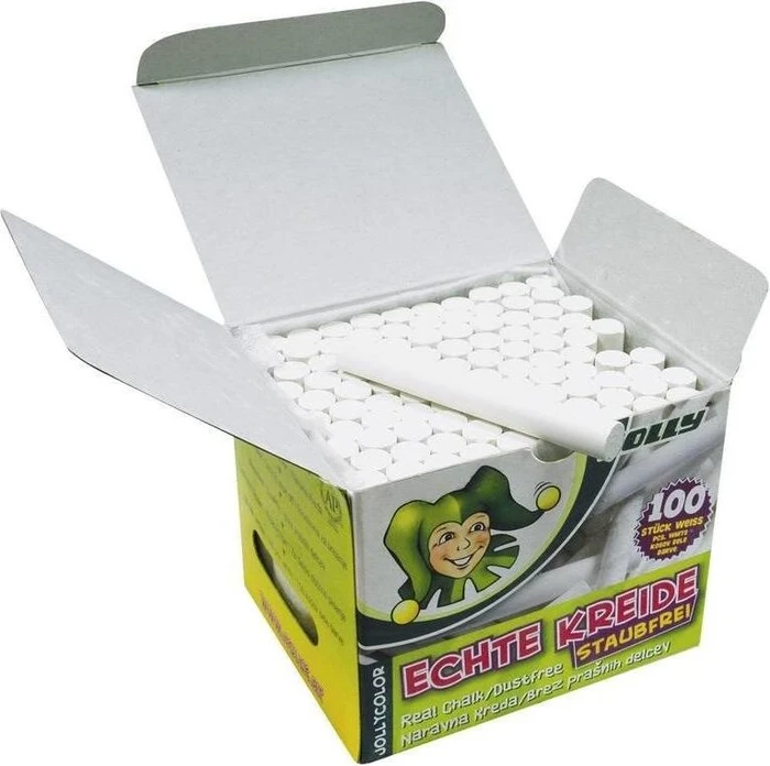 Jolly Calciumcarbonatkreide, weiß, 100er-Pack (8300-0002A)