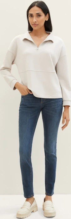 Tom Tailor Alexa Slim Jeans Jeans mid stone wash denim (Damen)