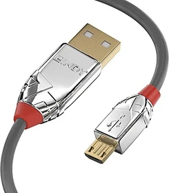 Lindy 2m USB 2.0 Typ A an Micro-B Kabel Cromo Line