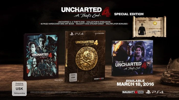 Uncharted 4: A Thief's End - Special Edition (PS4)