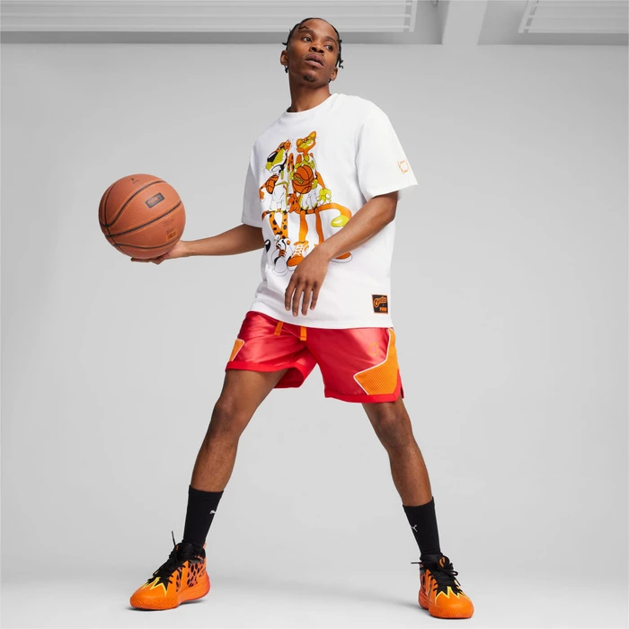 Puma Hoops X Cheetos Scoot Zeros for all time red/rickie orange/yellow blaze/puma black