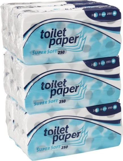 Wepa Super Soft Toilettenpapier 3-lagig weiß, 72 Rollen