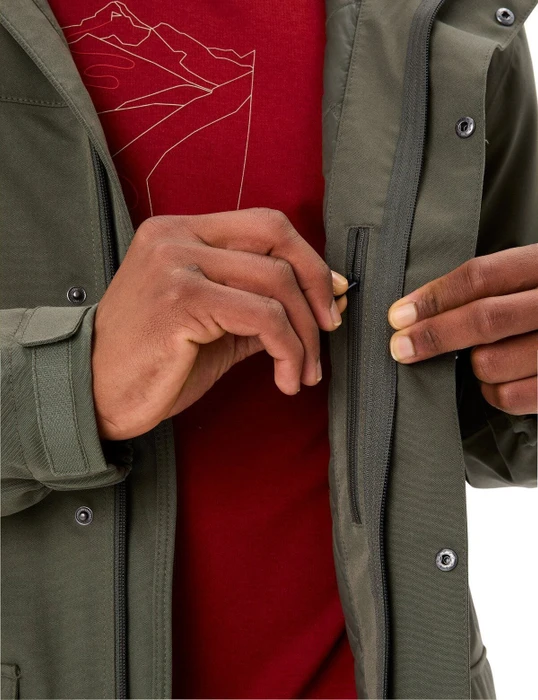 Vaude Manukau III Funktionsmantel khaki (Herren)