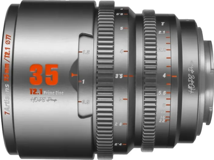 7artisans Hope 35mm T2.1 S35 Cine für Sony E titan