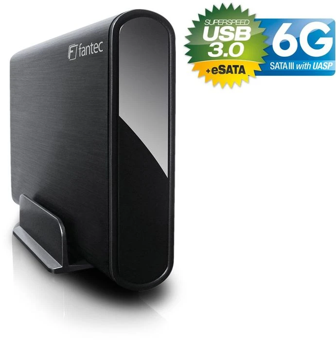 Fantec DB-ALU3e-6G schwarz, USB-B 3.0/eSATA