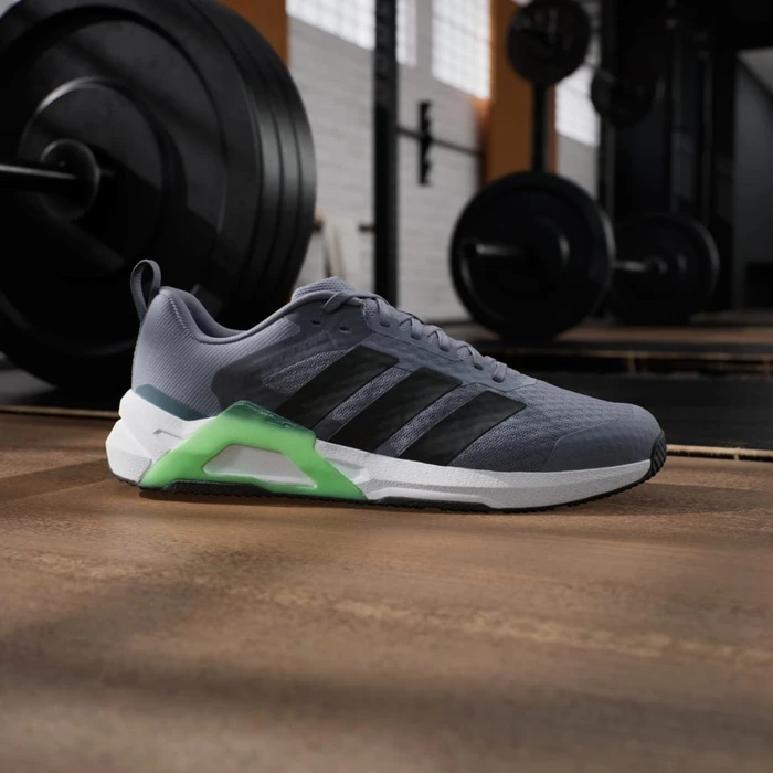 adidas Dropset Control grey/core black/lime burst (Herren)