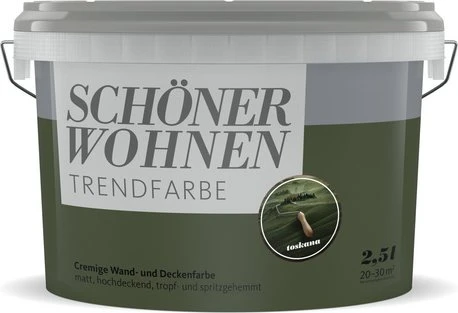 Schöner Wohnen Trendfarben innen toskana matt, 2.5l