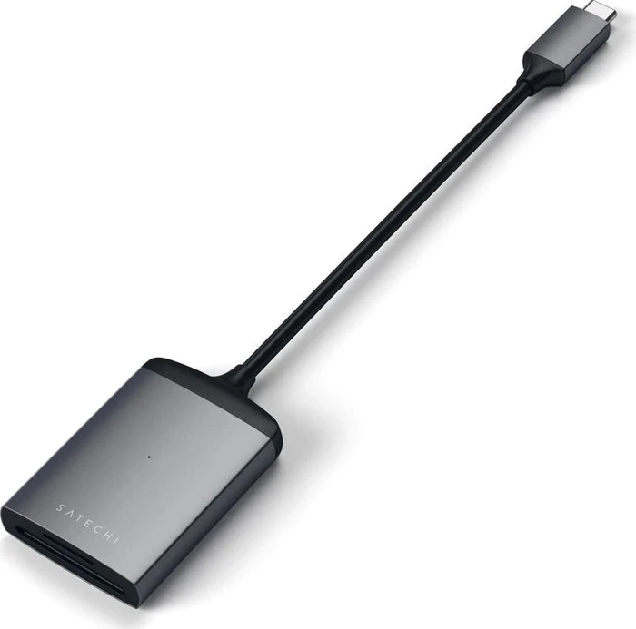 Satechi Type-C UHS-II, Space Gray, Dual-Slot-Cardreader, USB-C 3.0 [Stecker]