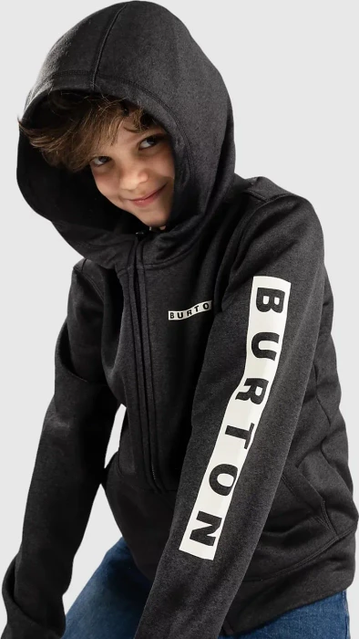 Burton Oak Zip Hoodie true black heather (Junior)