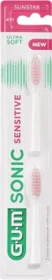 Sunstar Gum Sonic Sensitive ultra soft Ersatzbürste, 2 Stück