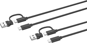 Speedlink 2 Stück Stream Play & Charge USB-C Ladekabel 3m (PS5)