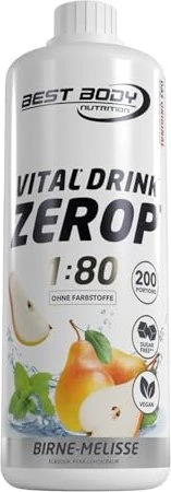 Best Body Nutrition Vital Drink Zerop Pear Lemon Balm 1l